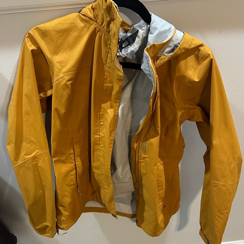 Women's Yellow  Rain Jacket
